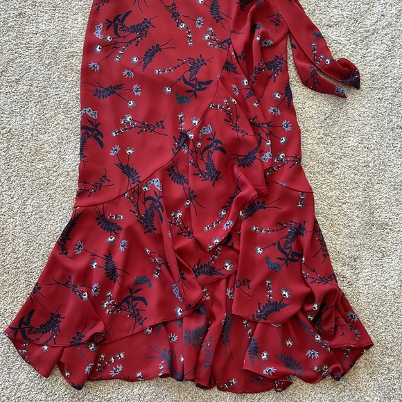 J. Crew Drapey Ruffle Faux Wrap Dress - Picture 5 of 10
